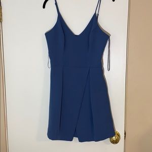 NWT Gianna Bini Fan Fav Dress Sz M. Slate blue.